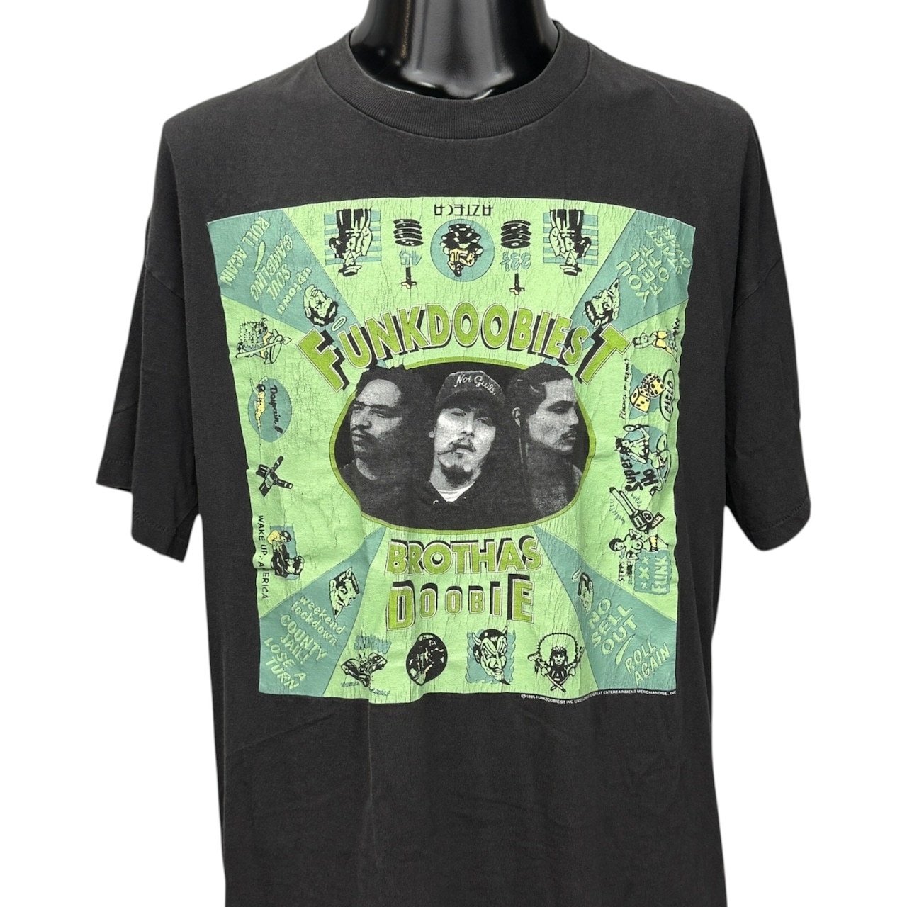 【FUNKDOOBIEST】ファンクドゥービエスト "BROTHAS DOOBIE" 90's Vintage Tシャツ