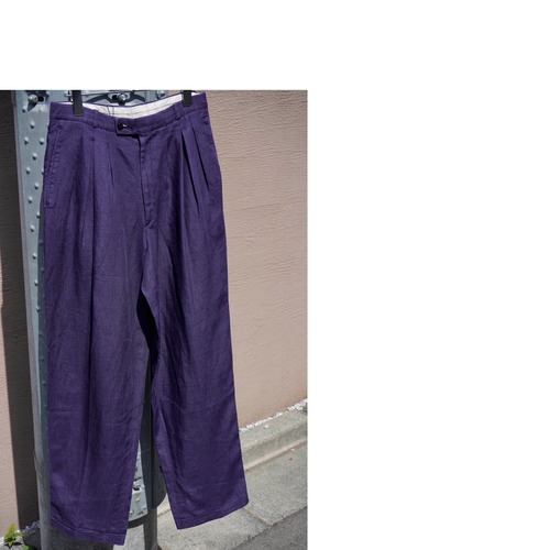B’wceField 80sVintage Euro PurpleLinenSlacks