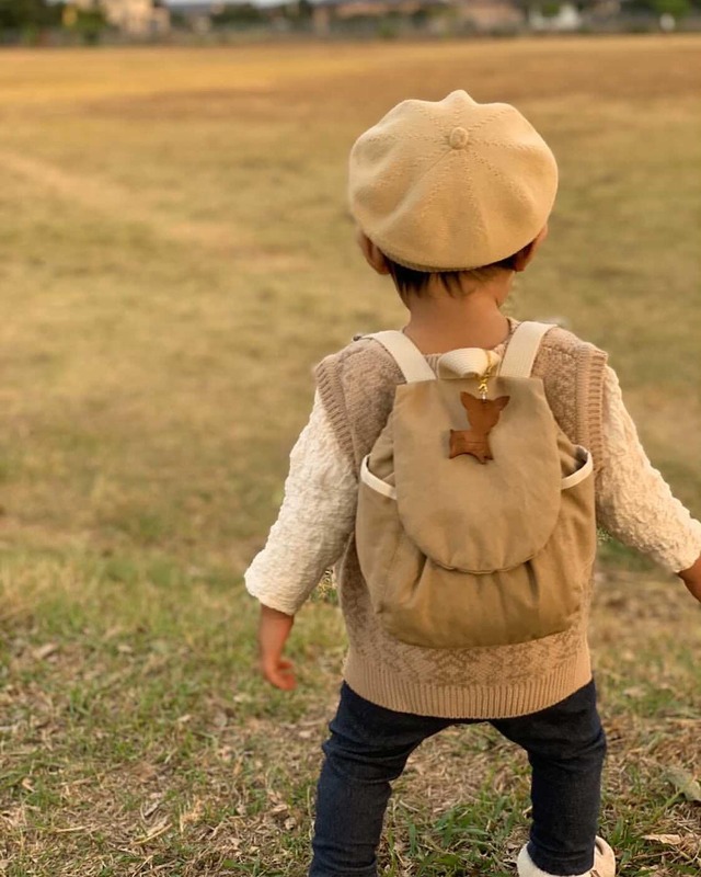 ベビーリュック　ベージュ