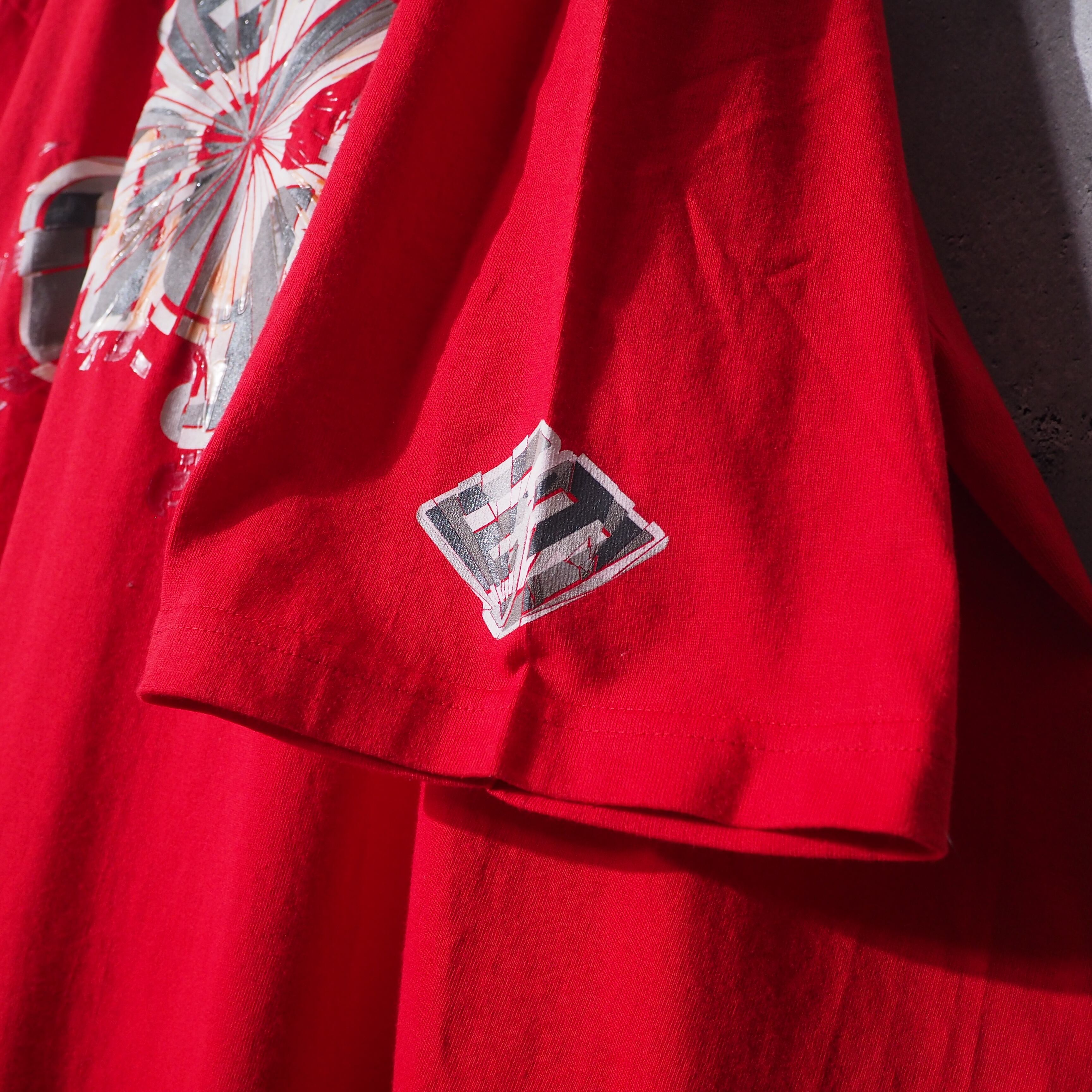 " Special - Made in USA " ” enyce ” Crash logo Printed vintage loose Tee