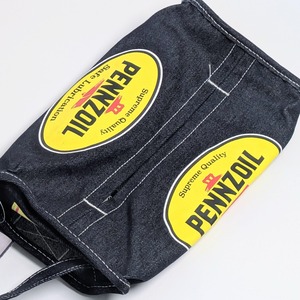 ✨️ティッシュのドレスアップに♡✨️ Denim Tissue Cover / デニム ティッシュカバー 吊り下げ / ティッシュケース【 Pennzoil ( ペンズオイル ) 】インディゴデニム