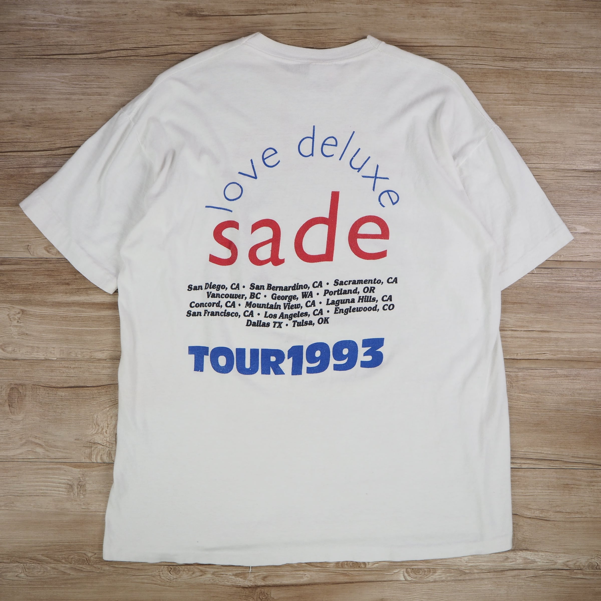 Sade 1993年 love deluxe ツアーTシャツ シャーデー