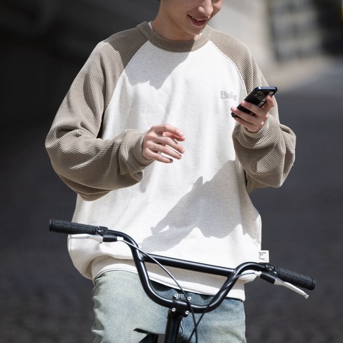 【BELLKEN】Loose crew neck sweatshirt（ルーズクルーネックスウェットシャツ）