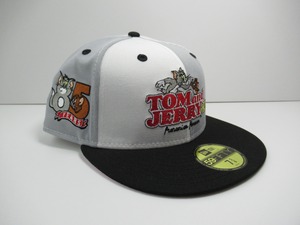 Exclusive NEW ERA 59fifty Tom & Jerry　トム＆ジェリー　WHITE・GRAY×BLACK