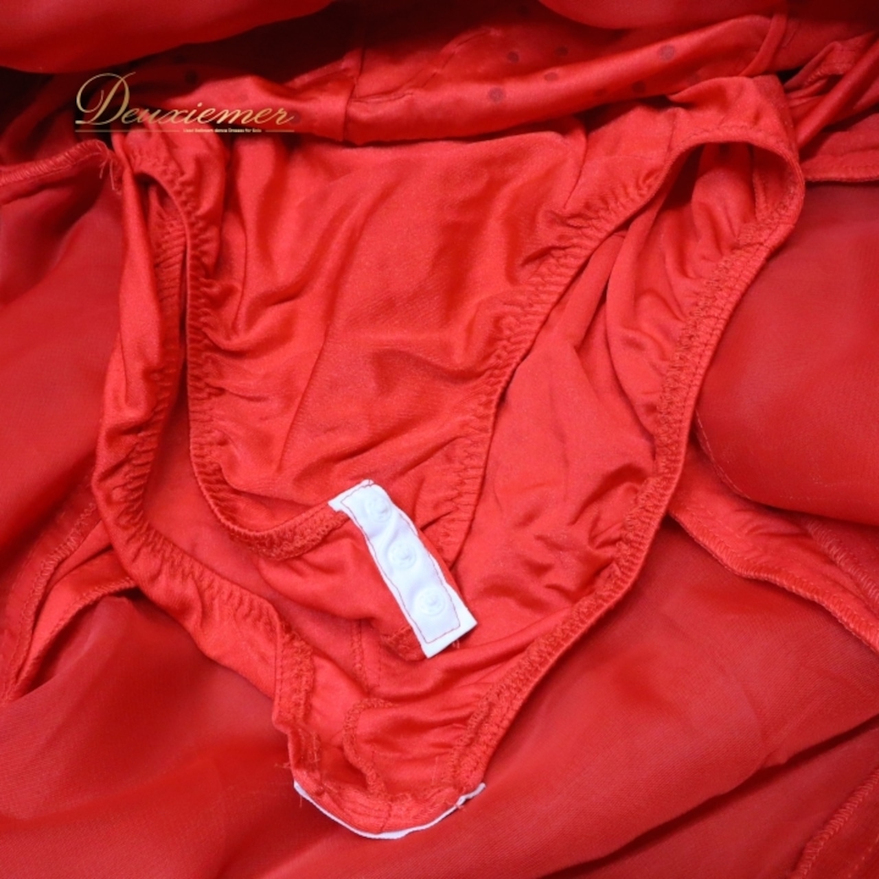 社交ダンス 衣装 スタンダード ドレス ワンピース スタンダードドレス 赤 フリル パーティ 発表会 デモ レース レッド系 フレア スカート ダンスパーティ おしゃれ 発表 会場用 演出用 かわいい ふんわり レディース Mサイズ パーティー衣装 ドレッシー 競技 ダンス衣装