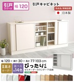 ラック セミオーダーカウンター下収納ぴったりくん キャビネット 幅120cm×奥行30cm 食器棚