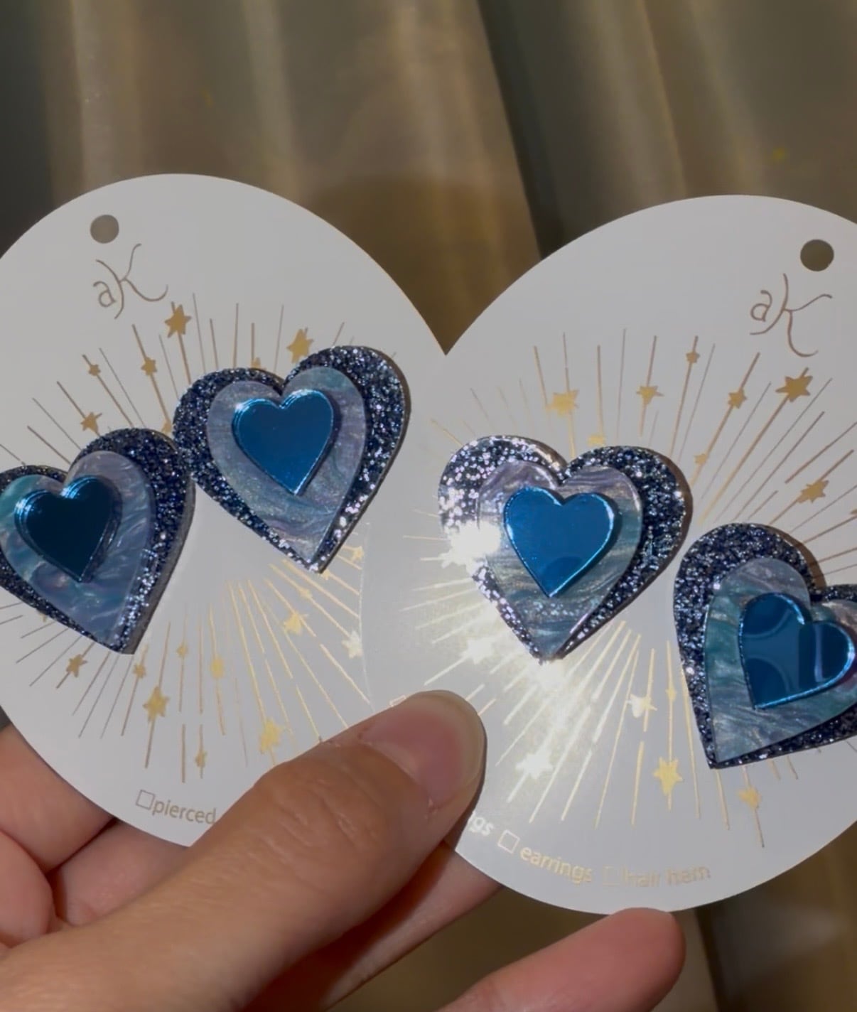 受注製作 ♡ triple crescend マーメイドブルーラメ