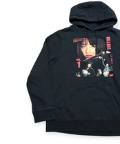 【USED】2000s HUF x KILL BILL MOVIE スウェットパーカー BLACK XLサイズ