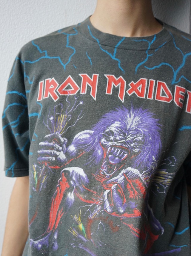 Iron Maiden The Trooper Eddie Lightning All Over Print Heavy Metal Band T-Shirt