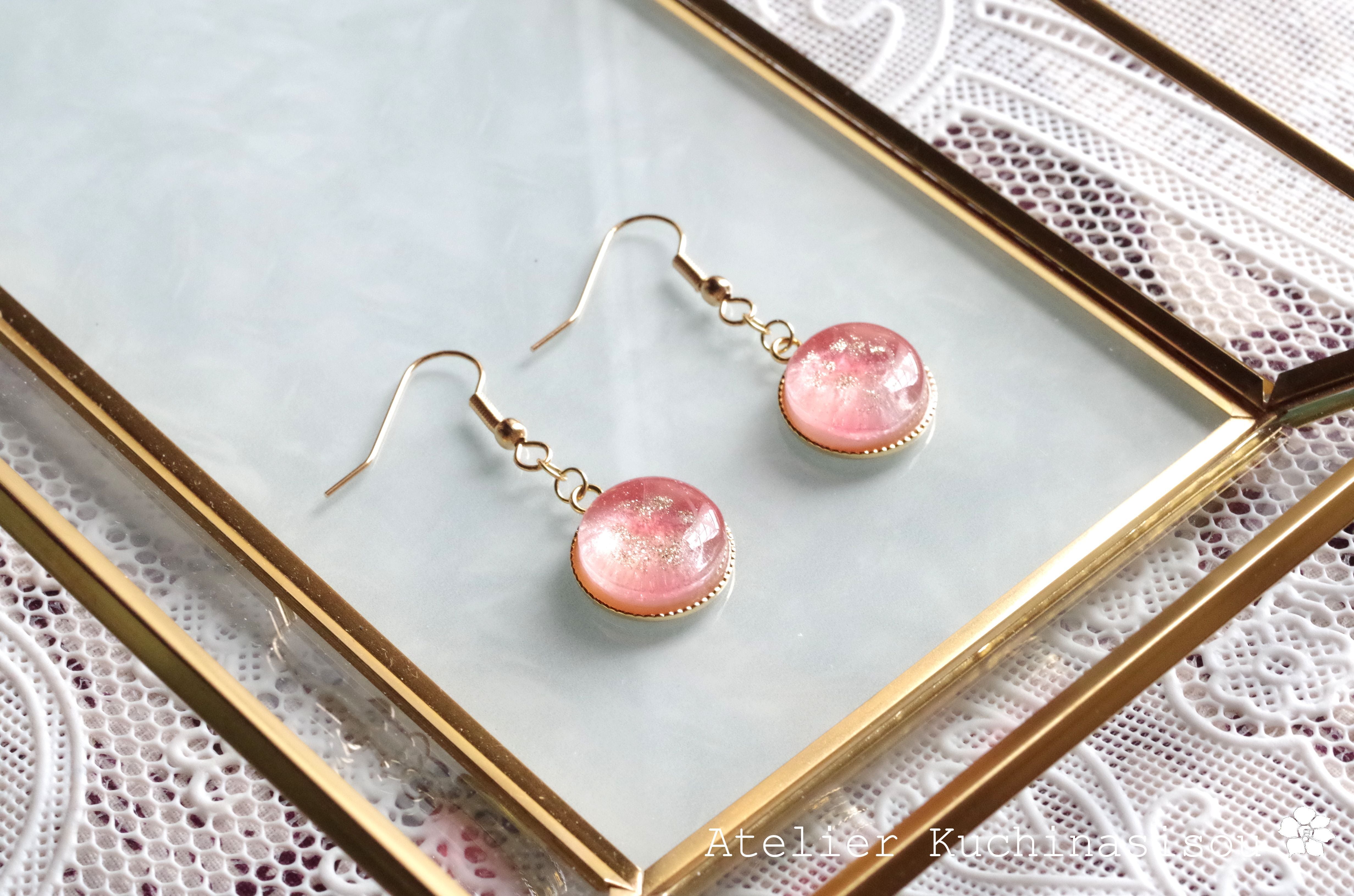ゆよひちゃん　ガラス　レジン　サージカルステンレス アクセサリー ゆよひちゃん様専用 ガラス レジン サージカルステンレス