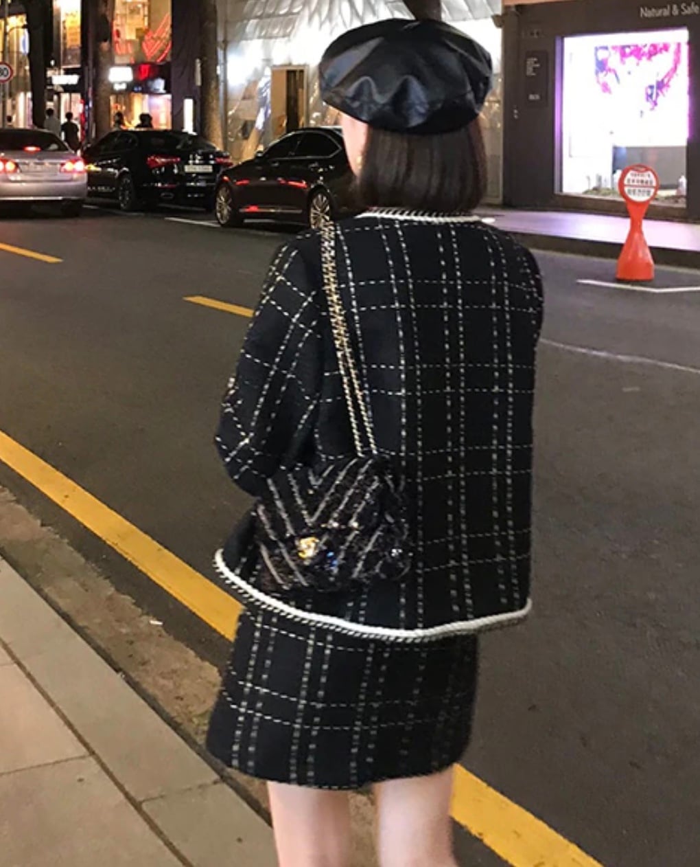 反物 浴衣 TED BAKER ツイード セットアップ ジャケット スカート