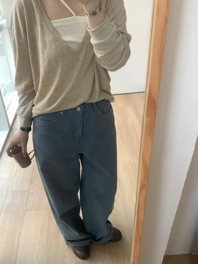 (予約) taffeta / Summer color denim 2color