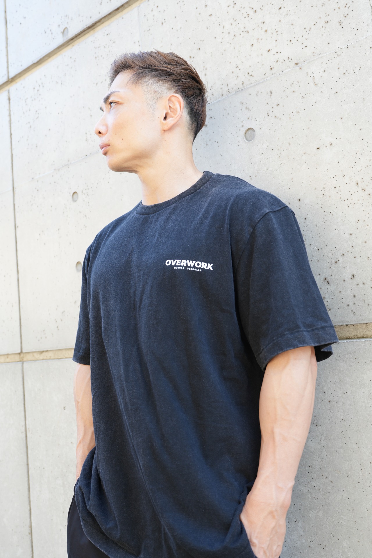OVERWORK‗Logo_T-shirt_BLACK
