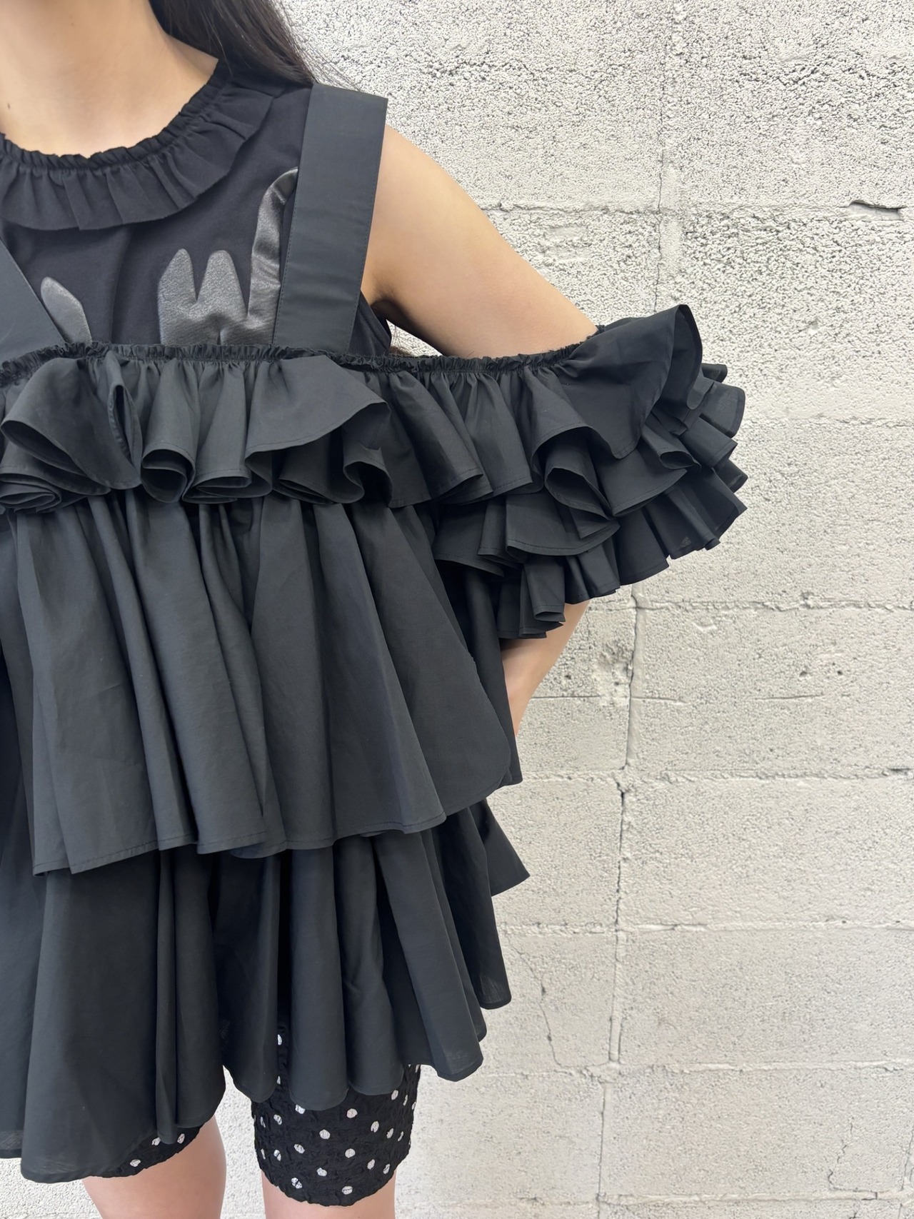 Volume camisole blouse