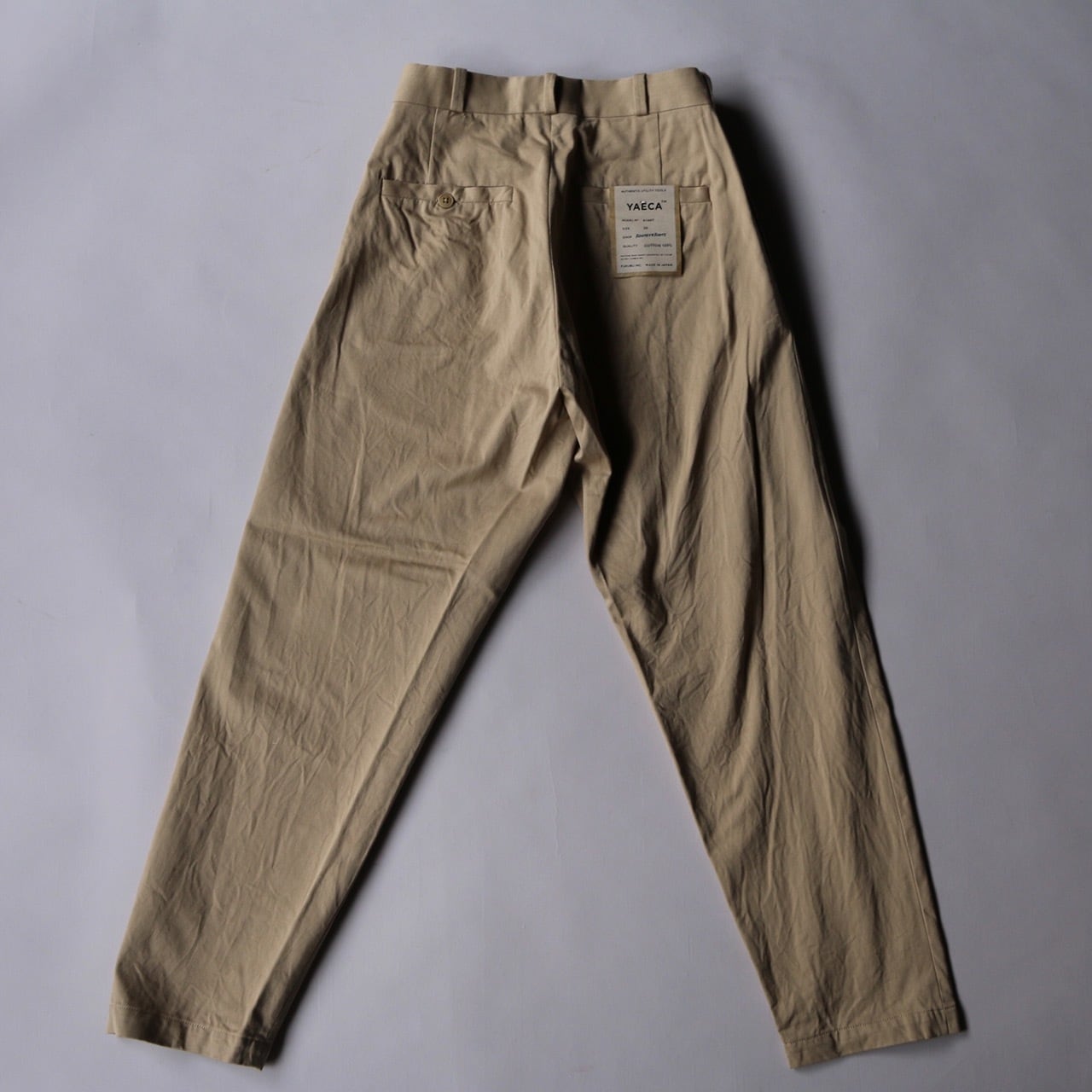 YAECA/ヤエカ CHINO WIDE TAPERED PANTS / チノ ワイドテーパード