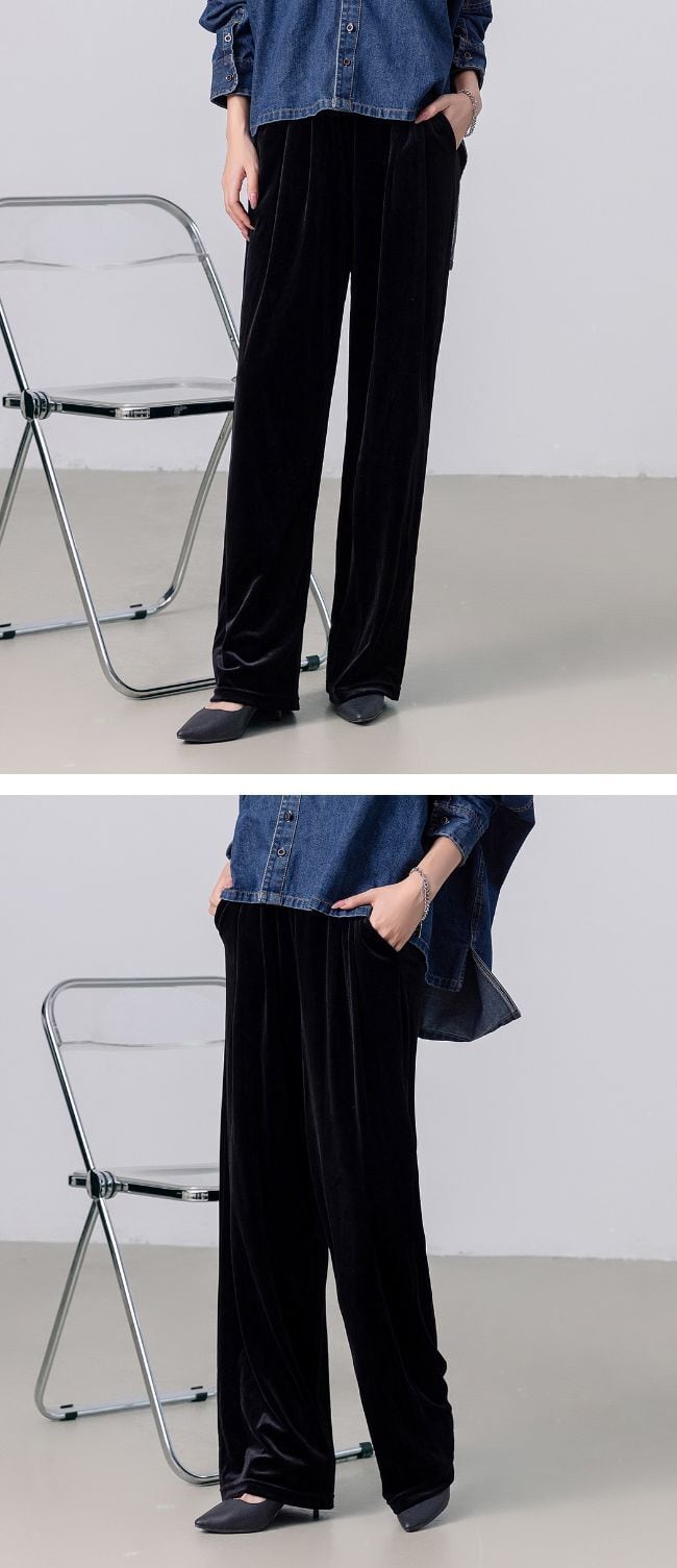 メール便】ベロアワイドパンツ／pants592 | DAY CLOSET｜ レディース
