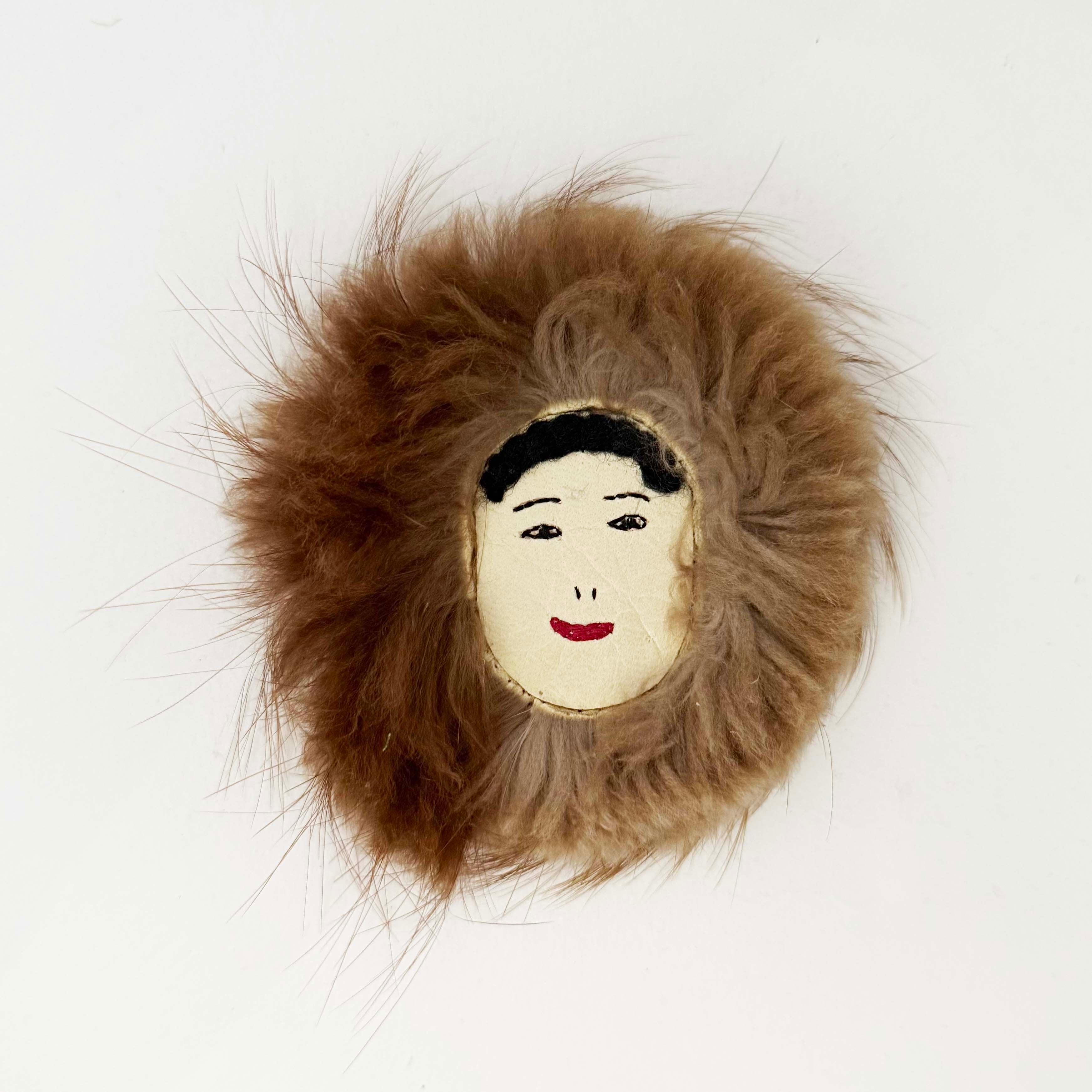 北方民族 フェイス・ブローチ