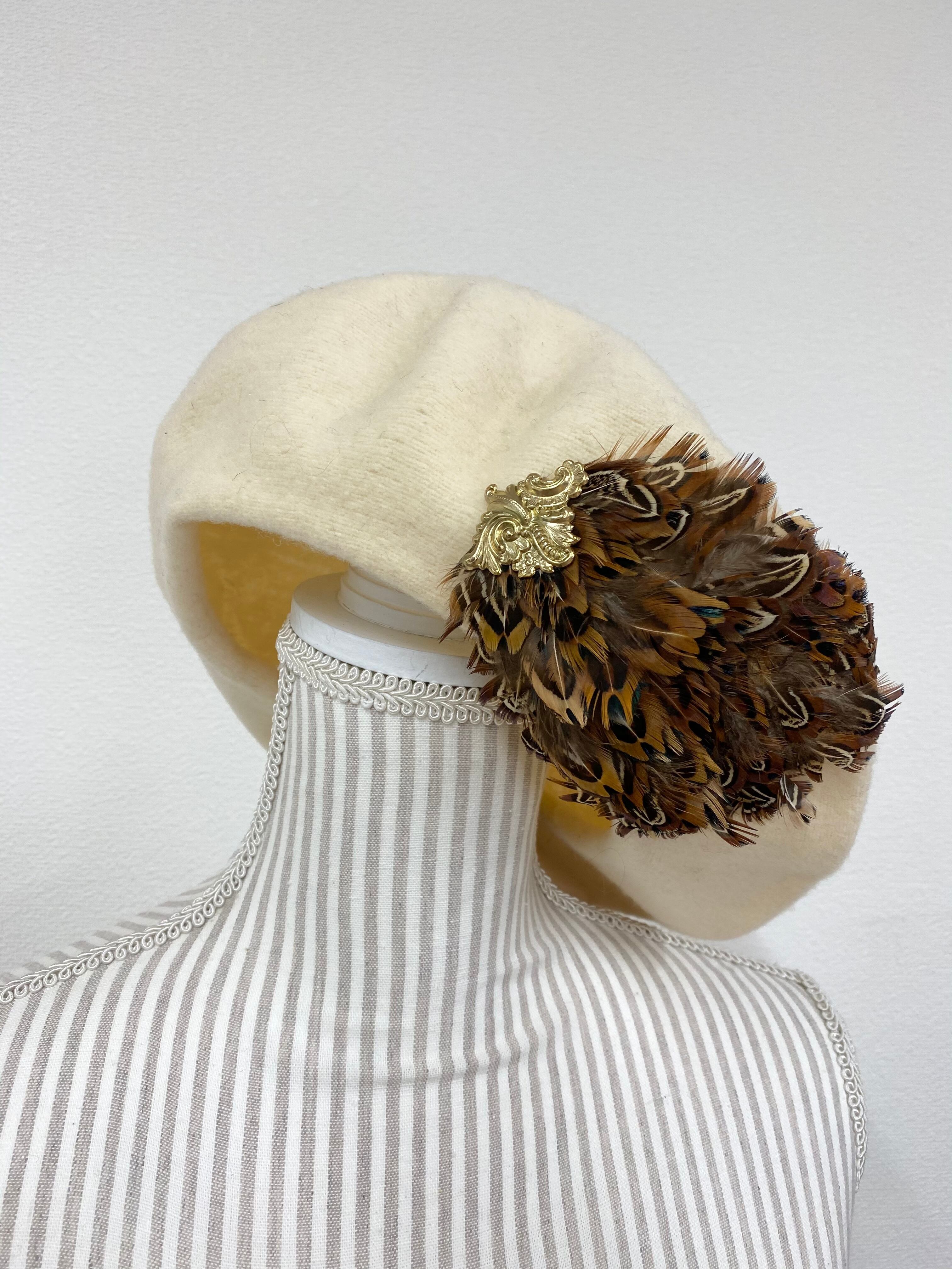 feather beret