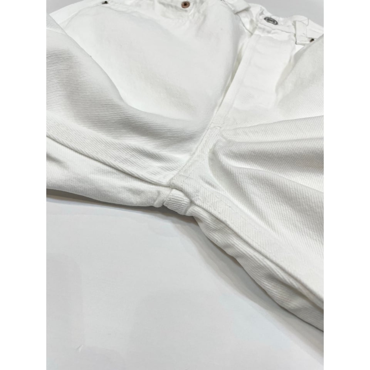 90s Levi’s 501 WHITE DENIM PANTS MADE IN USA  Size W31L30→W30L29_1