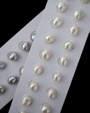 Ennui パールピアス-White／K14GF