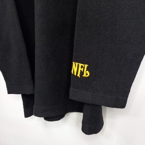 NFL　クルーネック　フリース　プルオーバー　トレーナー　ビッグ　ブラック　XL