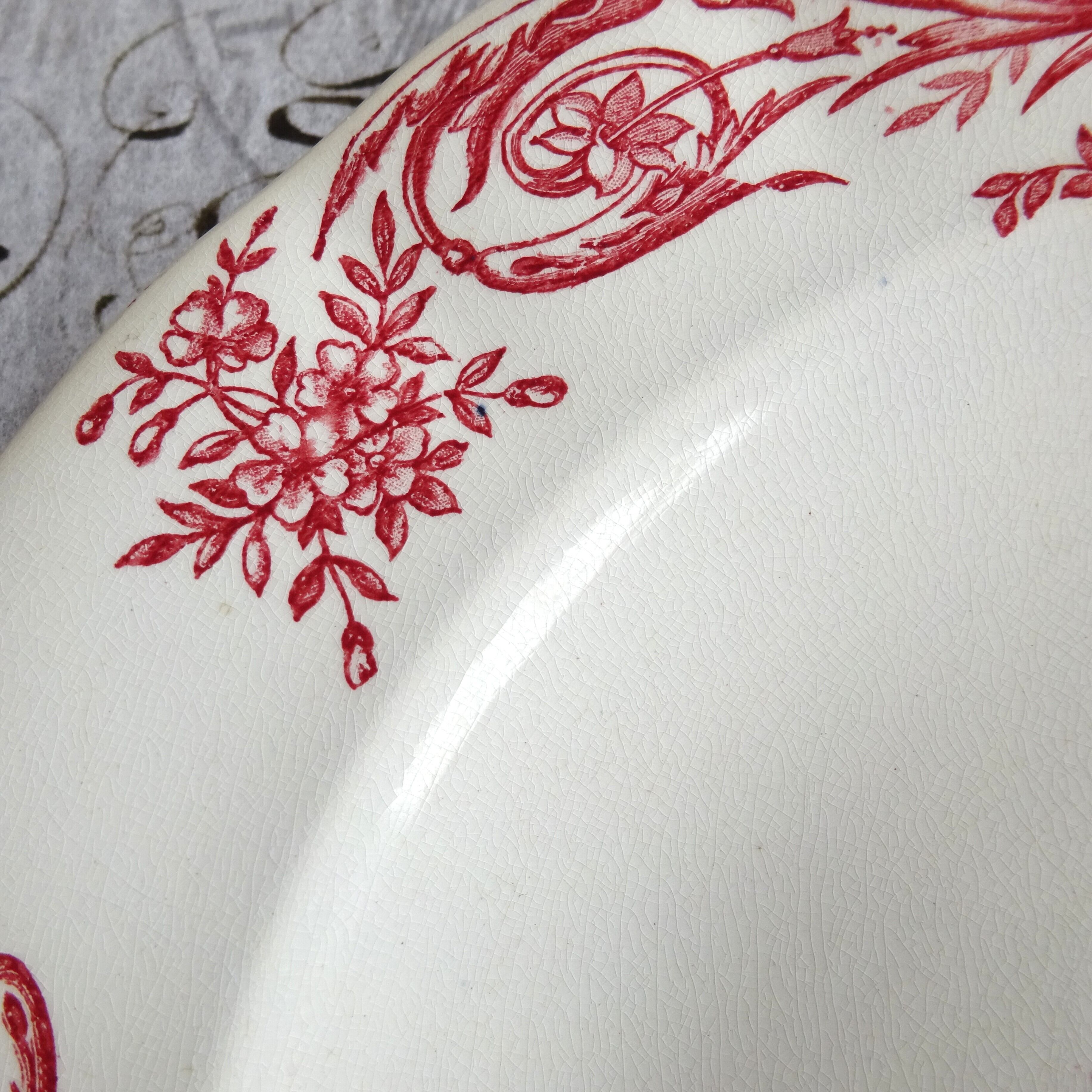 ☆ F F PEXONNE modèle Louis XVI assiette creuse (A)