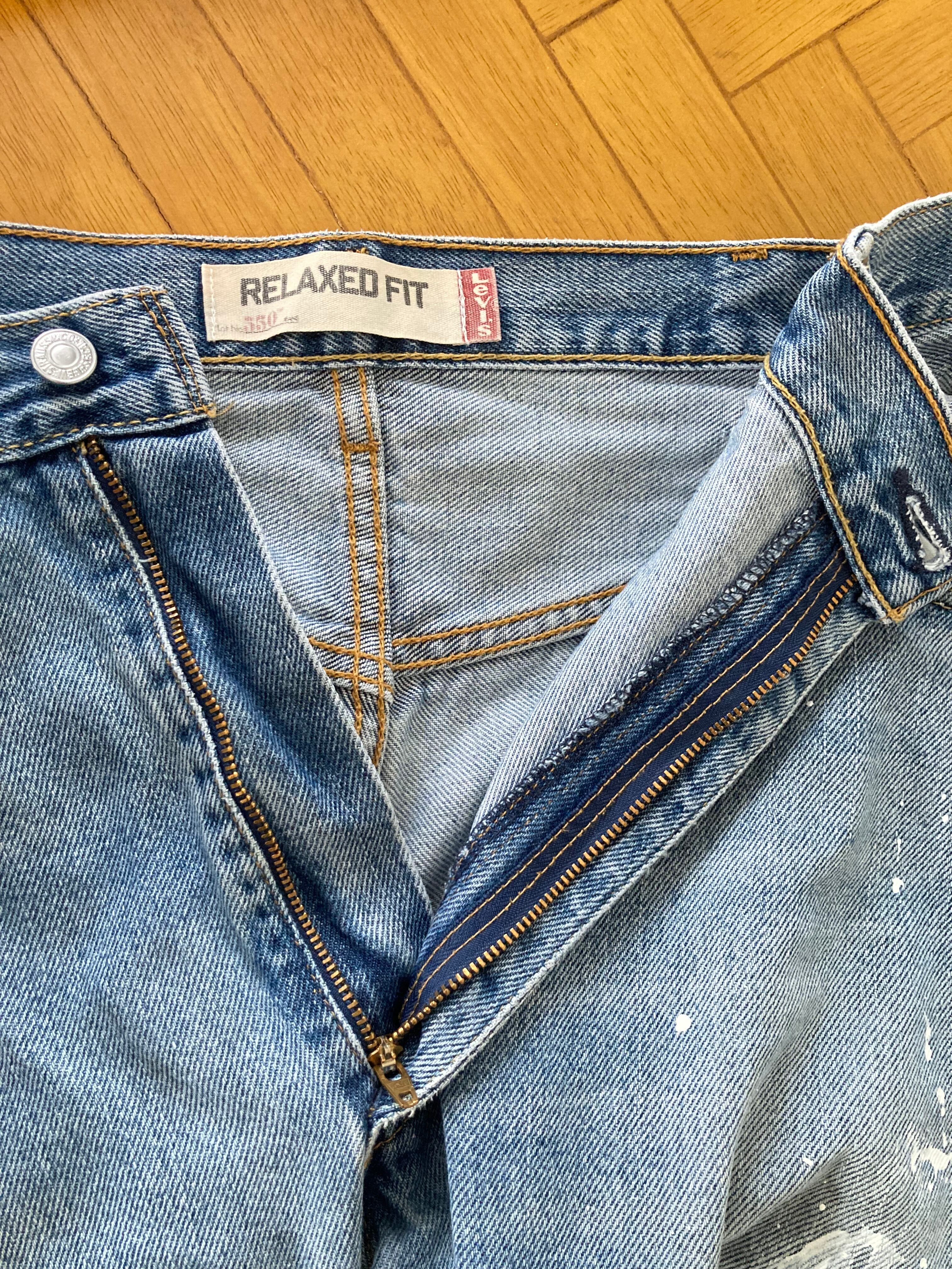 Levi's 550 ペイントデニム ペイントジーンズ | PAY ID