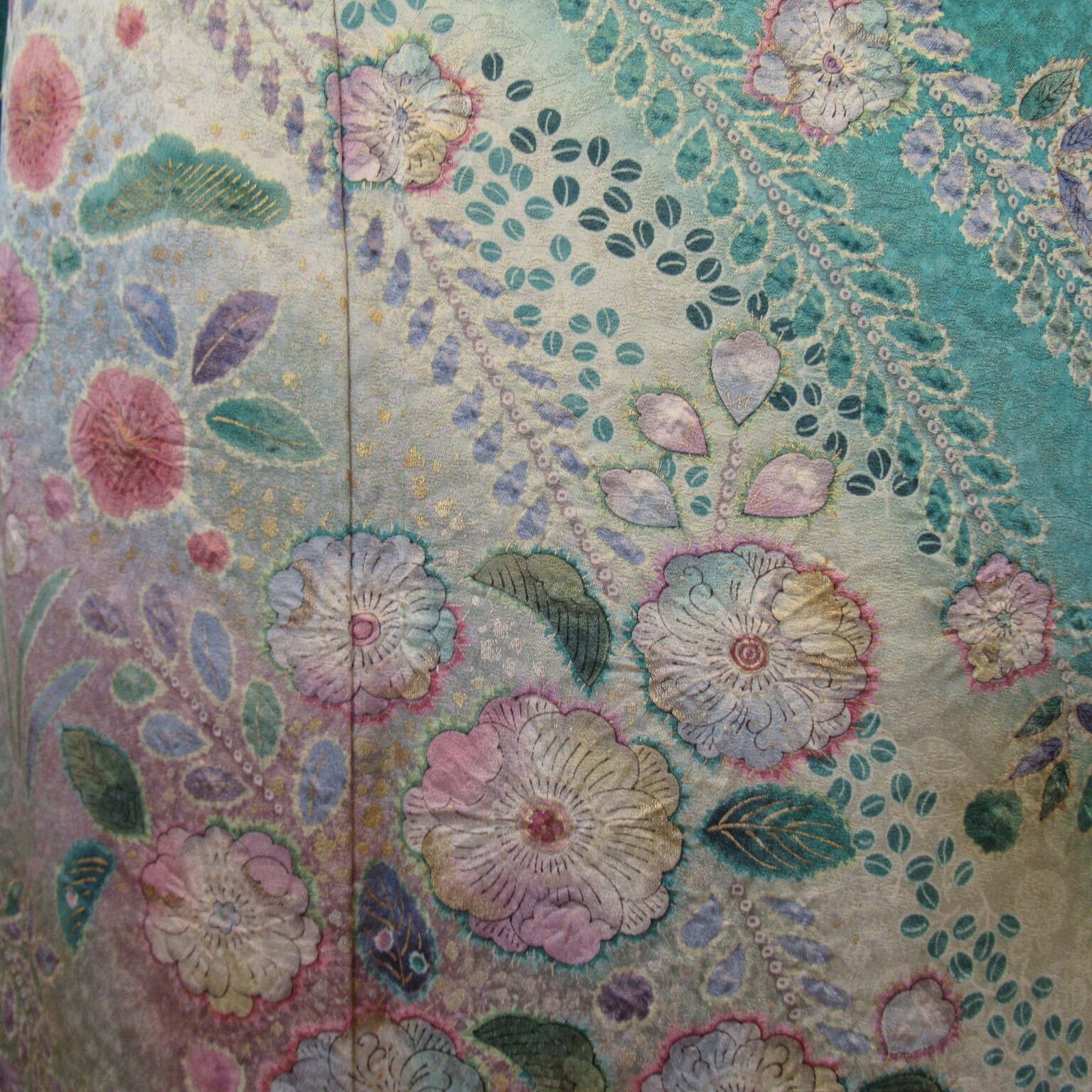 高身長辻ヶ花 豪華訪問着1230と西陣織袋帯4点セット | リサイクル着物