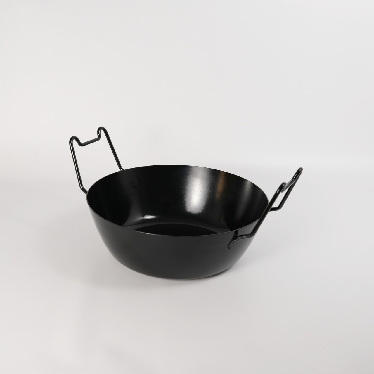 la base | 鉄の揚げ鍋 28cm・画像2