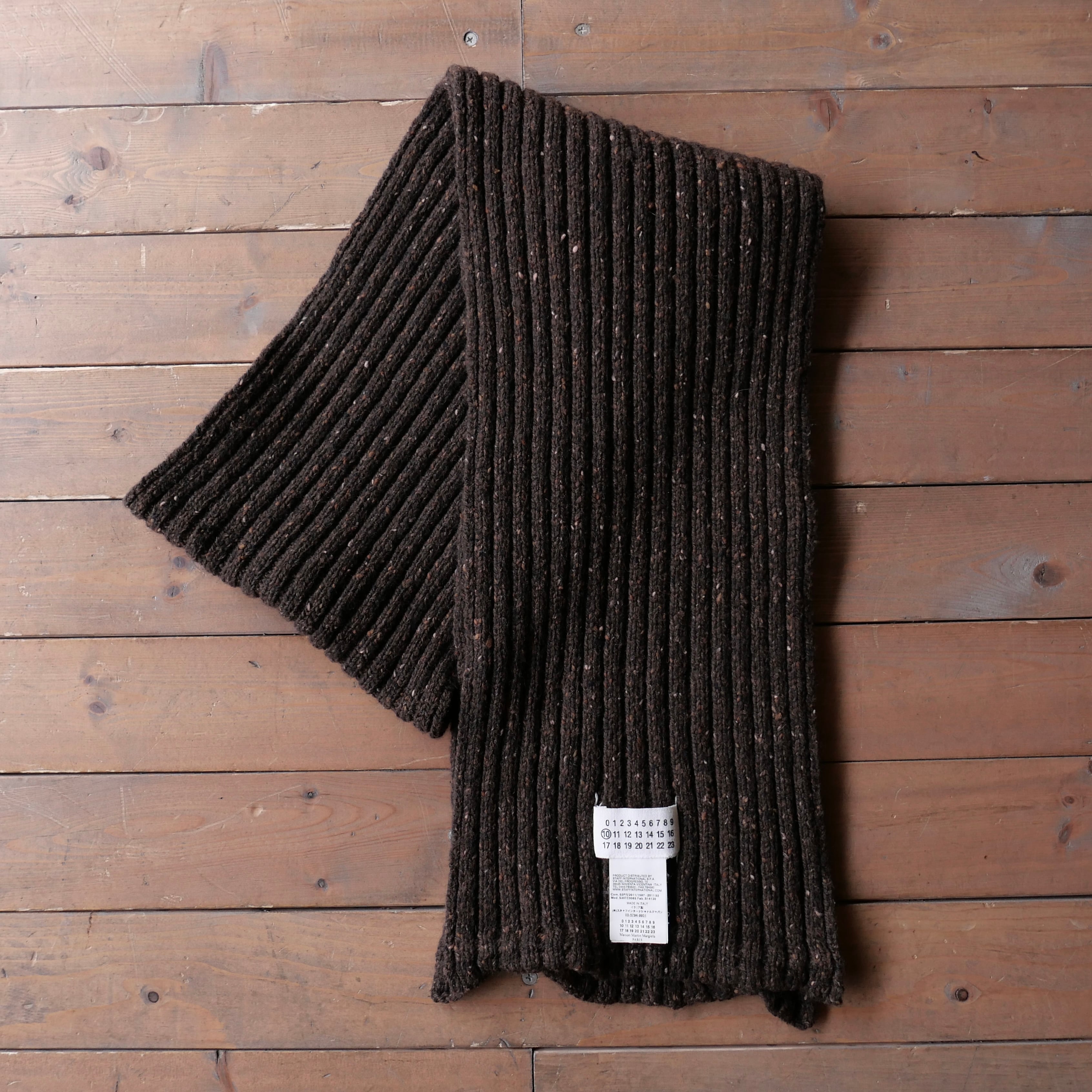 Maison Martin Margiela 11AW WOOL MOHAIR ANGOLA MUFFLER | safarionline