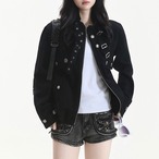 zip short jacket /  l0992