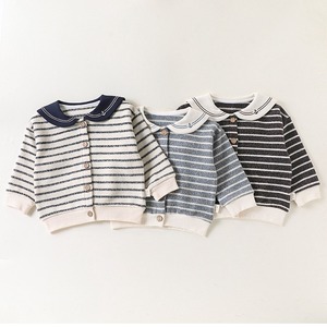 【BABY&KID】セーラーボーダーカーディガン