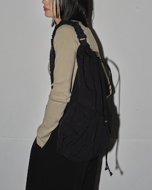 TODAYFUL　Nylon Gather Bag　Black