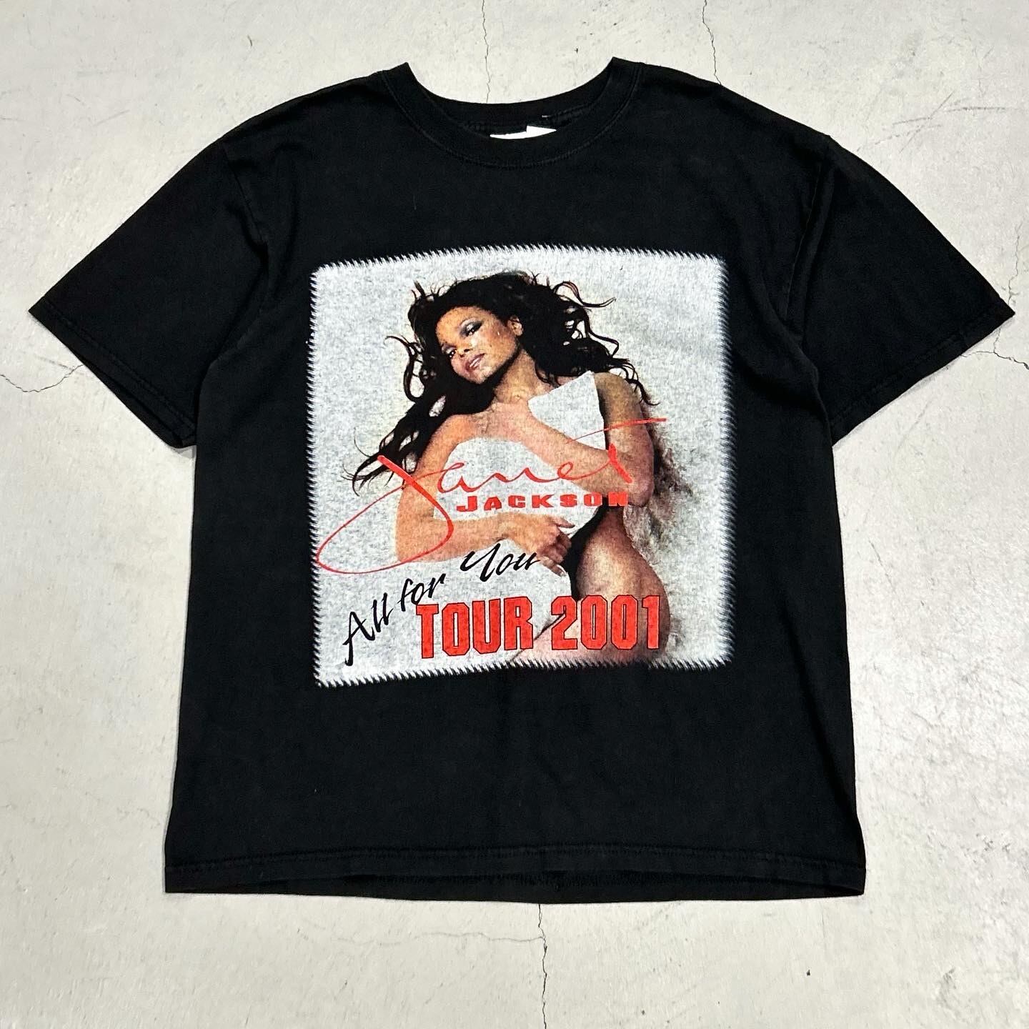 2001s Janet Jackson tour parking lot T-shirt