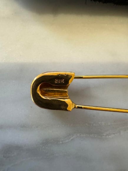 CHROME HEARTS クロムハーツ 22k セーフティピン ラージ CHROME HEARTS クロムハーツ 22k セーフティピン ラージ