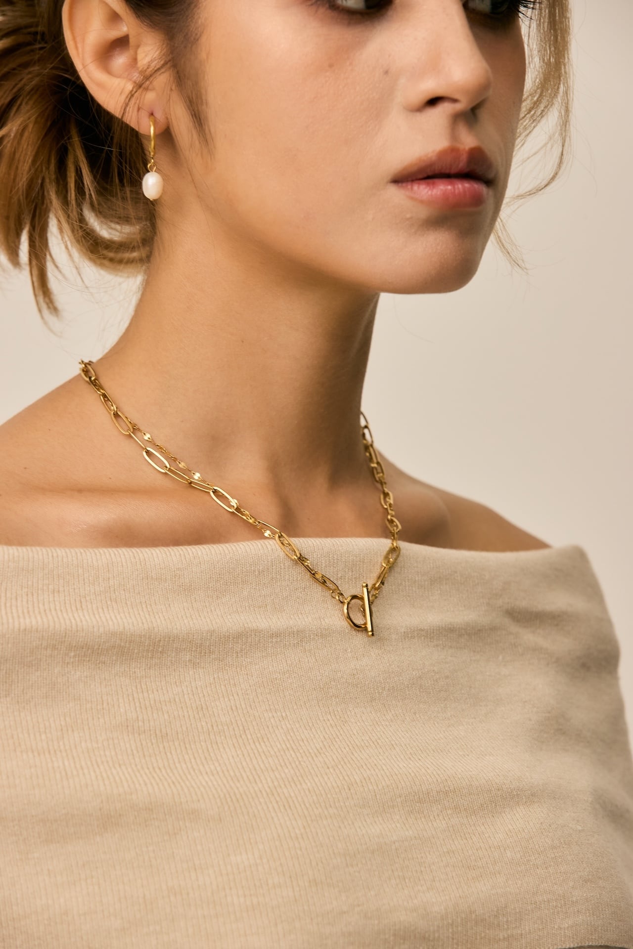 lufine】double chain choker | IRIEBEACH