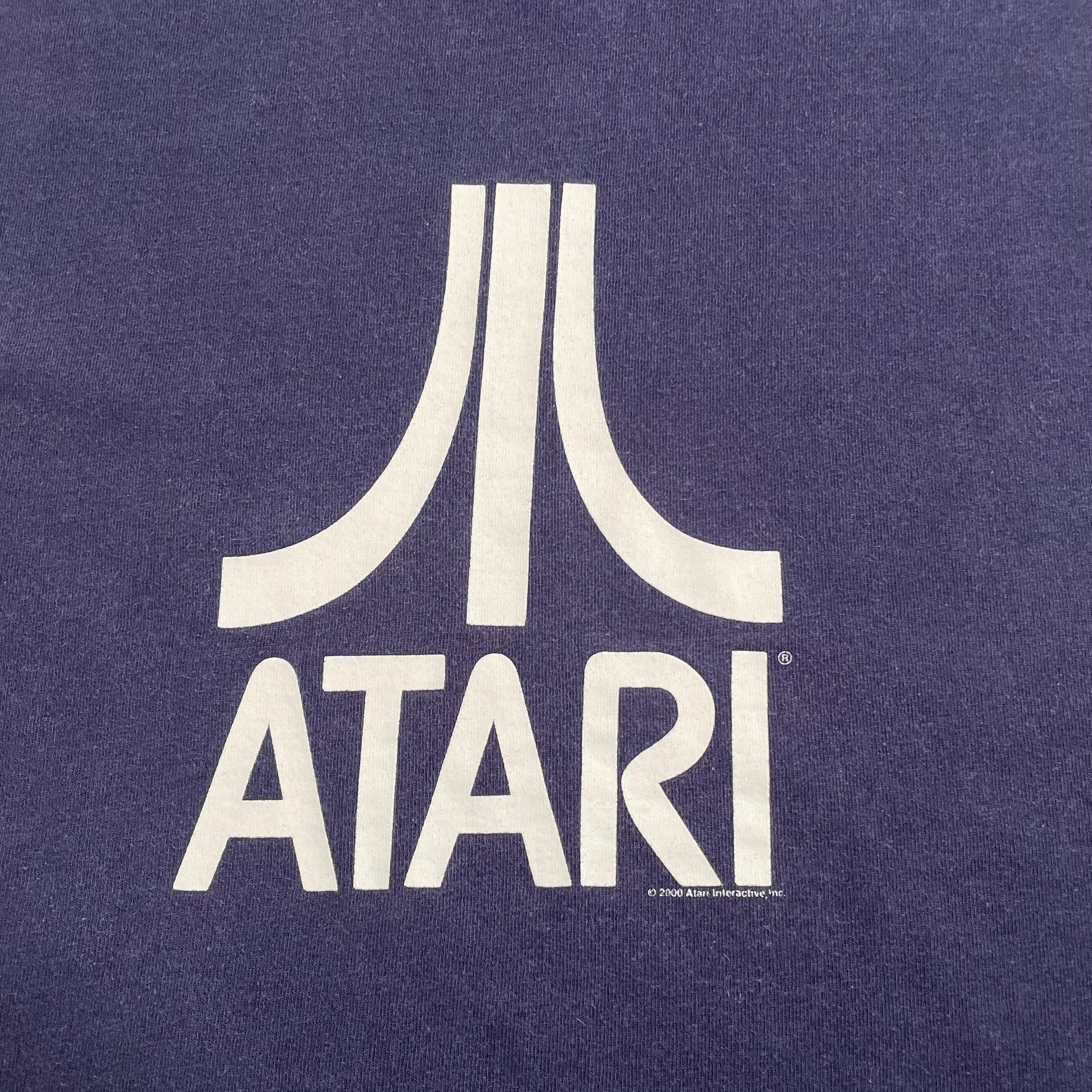 DELTA】00s USA製 ATARI 企業系 企業ロゴ アタリ ビデオゲーム L