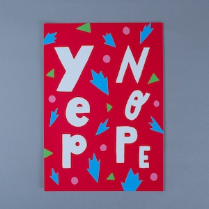 Rie Fukumura A4 CARD -Yep Or Nope-