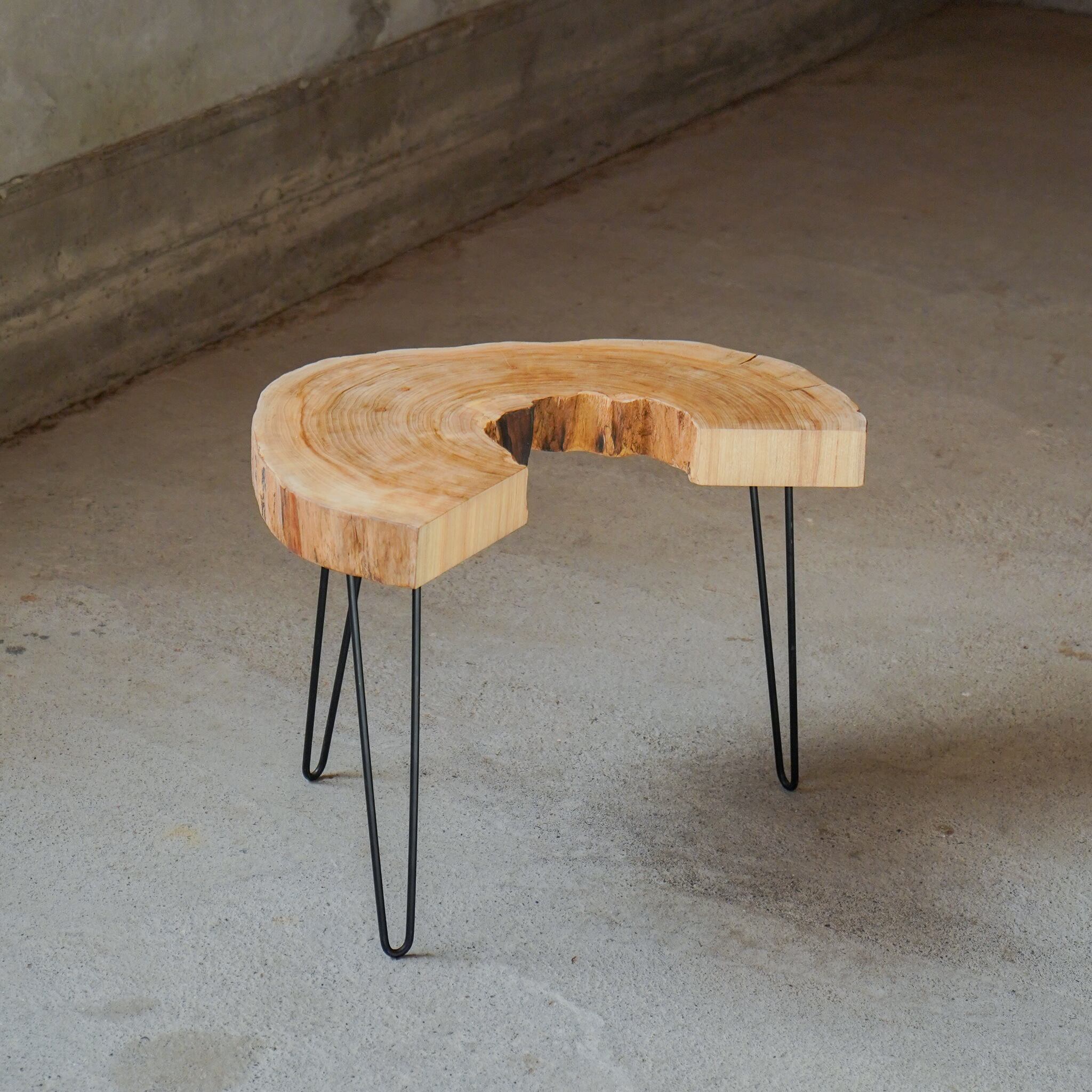 栃の木 巨木輪切りテーブル