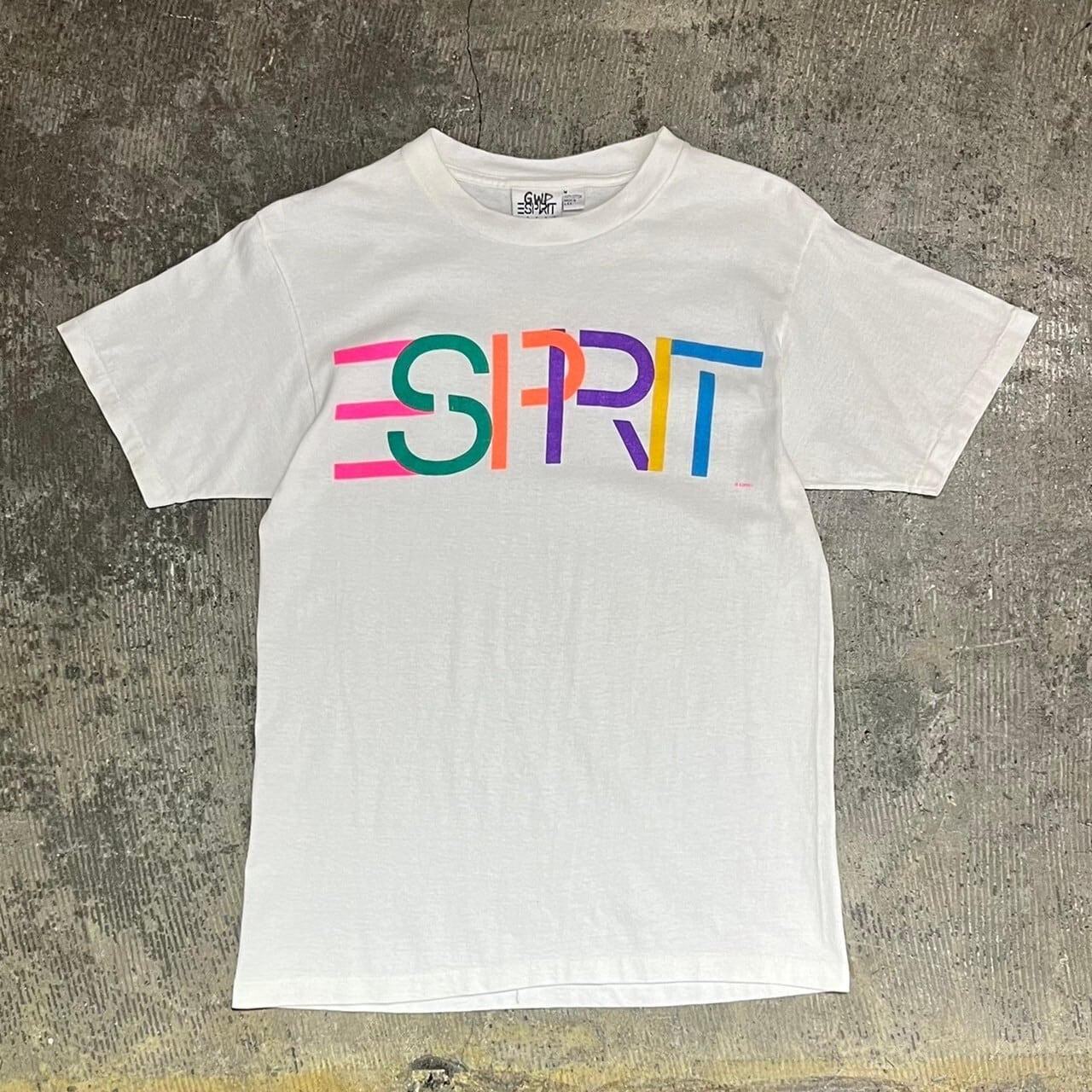 90s ESPRIT Logo Print Tee USA製