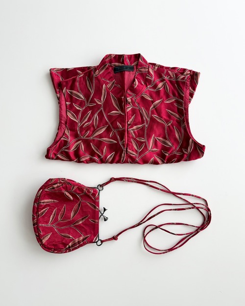 SS1997 PRADA LEAF SHIRT BAG SET