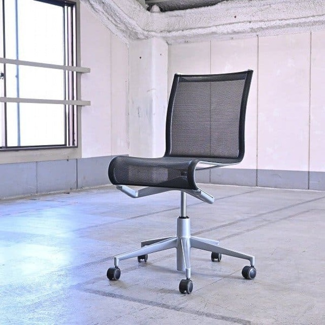 Alias 12万「ROLLINGFRAME/ローリングフレーム キャスタースウィベルチェア」f アームレス Cassina ixc アリアス アルベルト・メダ 椅子【中古家具/中古インテリア/USED家具ユーズド家具/リサイクル】