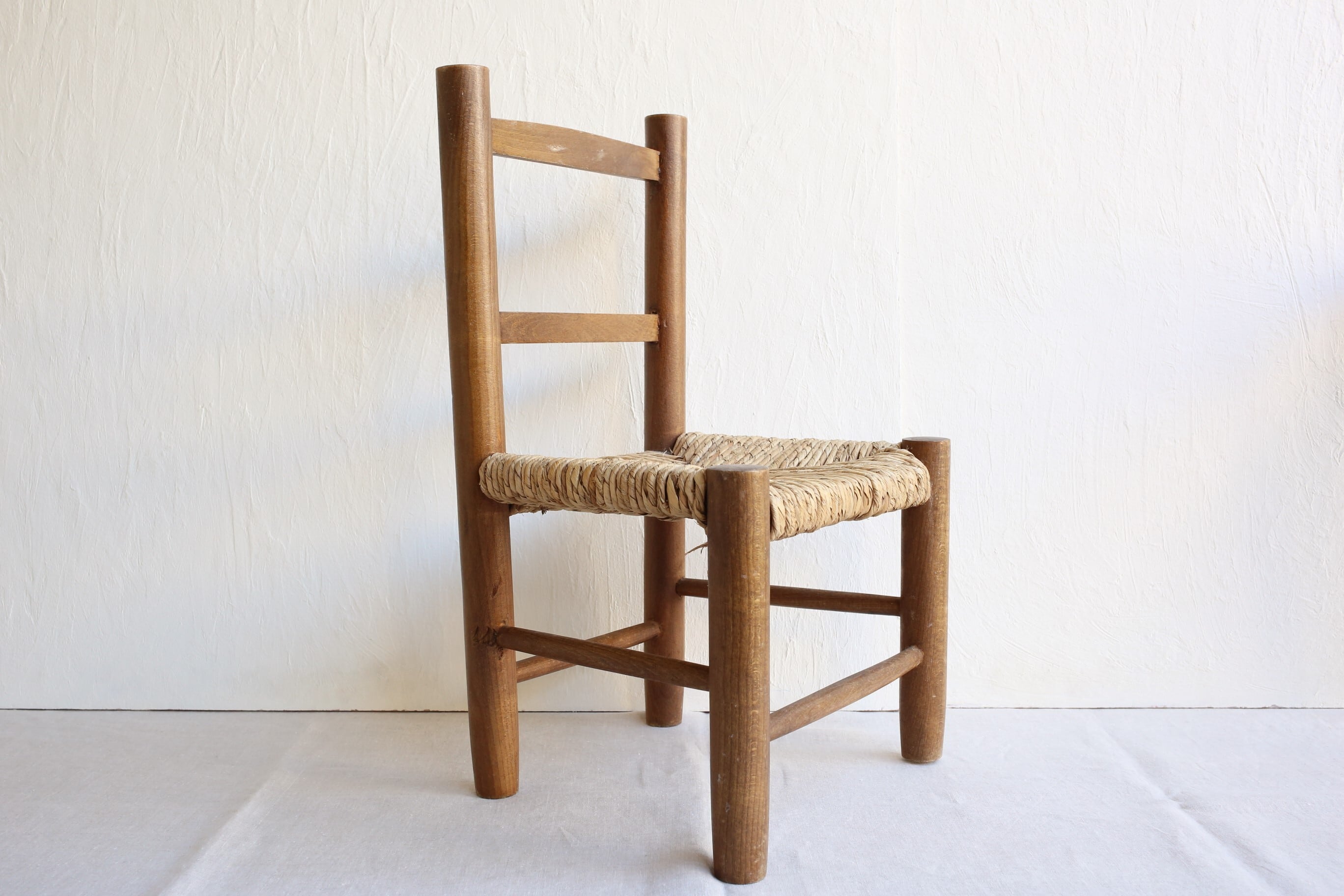 フランス アンティーク ヴィンテージ キッズチェア ドールチェア 椅子 N-02192