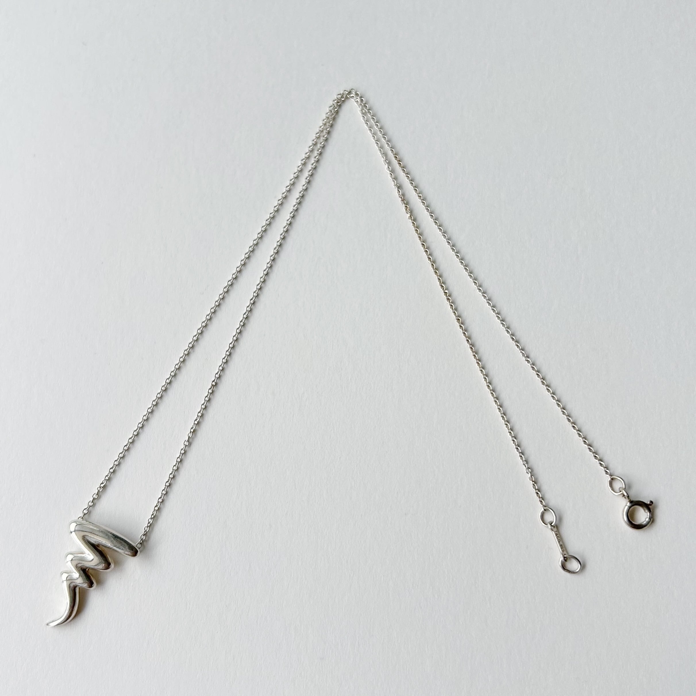 T6197】Tiffany &Co. scribble necklace/silver925/ティファニー T6197】Tiffany &Co. scribble necklace/silver925/ティファニー