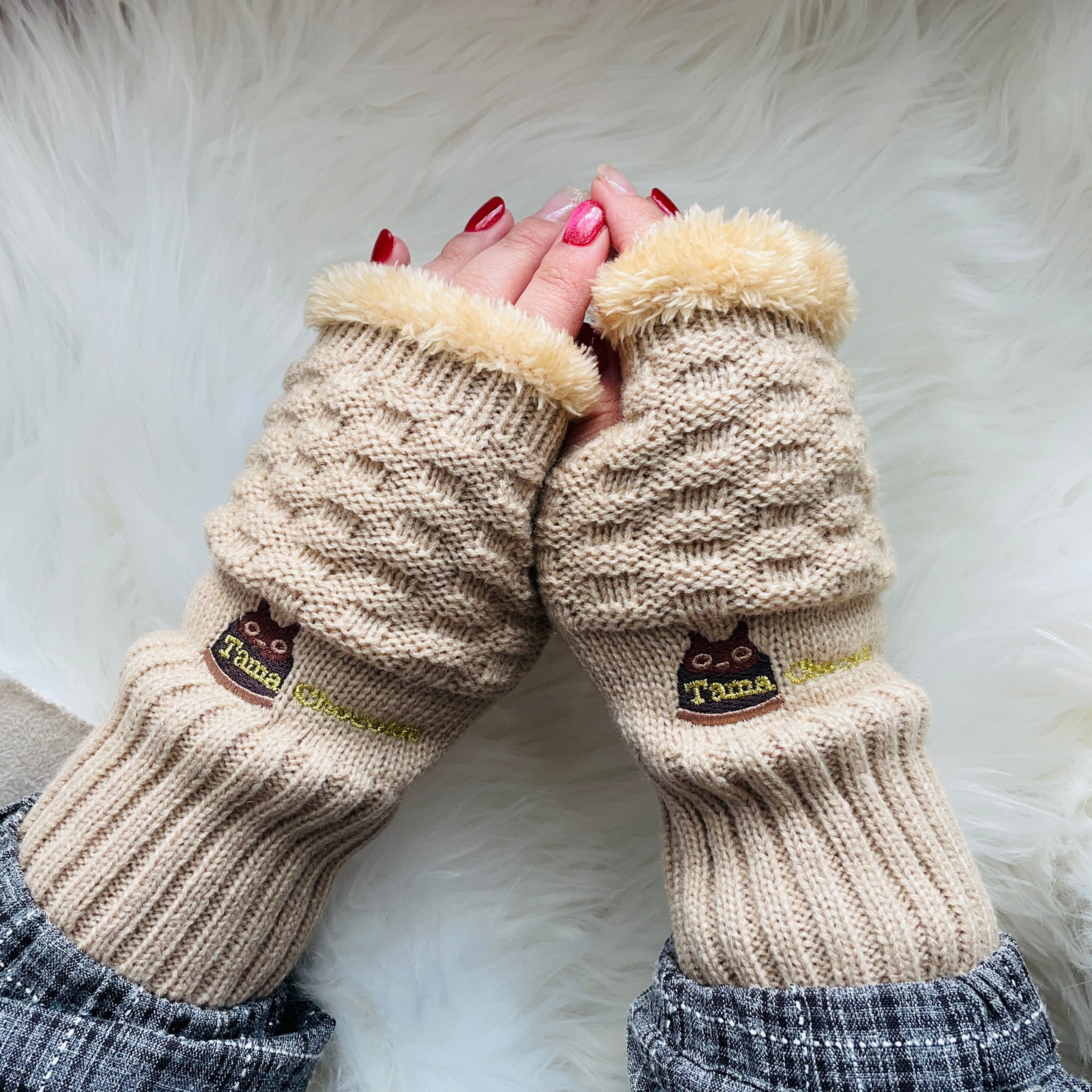 ショコラハンドウォーマー｜猫雑貨 猫柄 黒猫  猫グッズ 防寒対策 プレゼント 贈り物 ギフト クリスマス