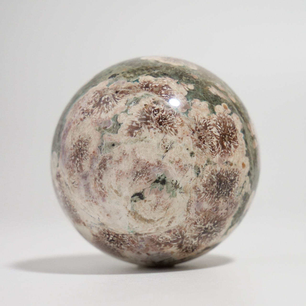 グリーンフラワージャスパー【φ5.0cm】/ スフィア