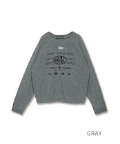 ワイドロゴスウェットシャツ (GRAY) CQ-49016
