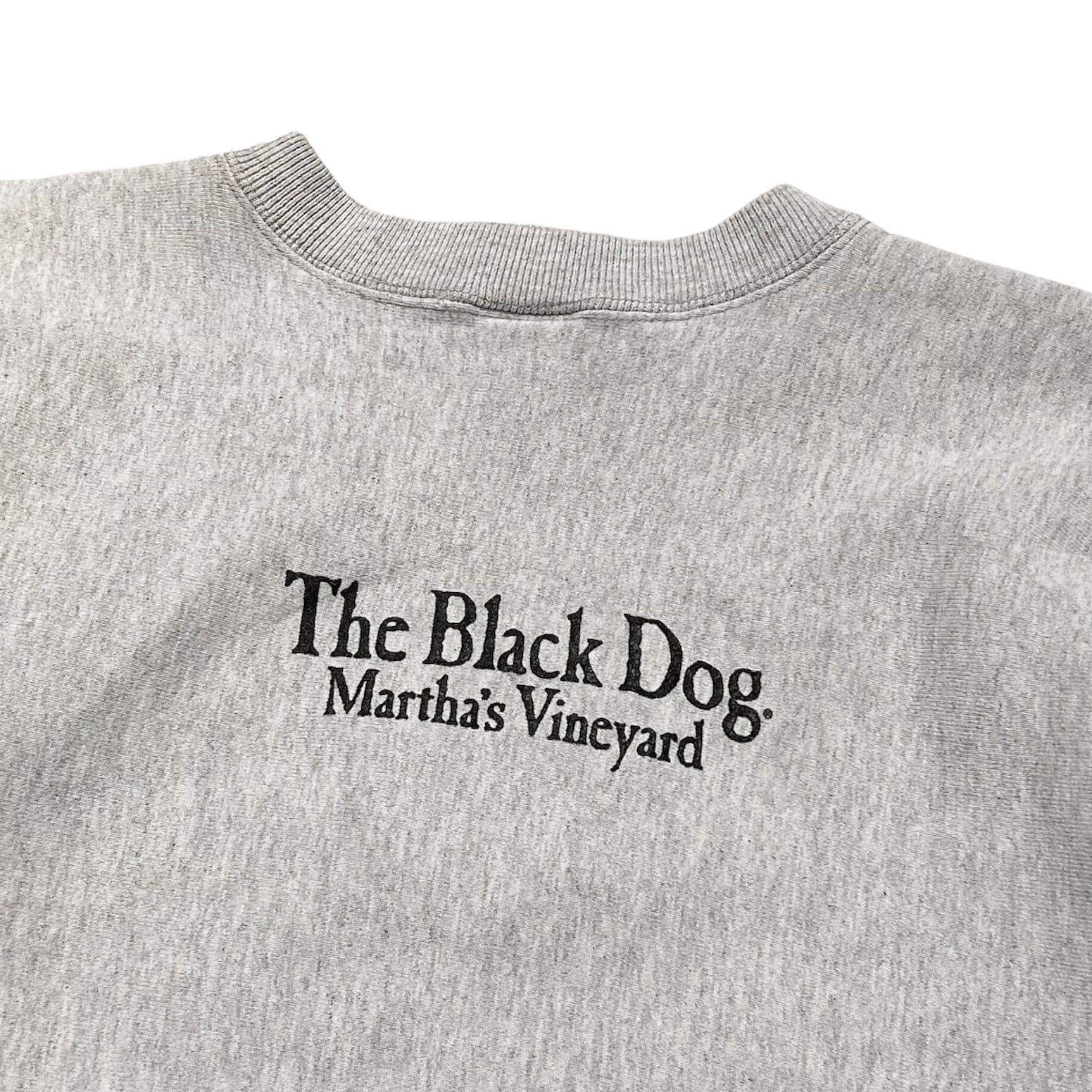 90s The Black Dog リバースウィーブ スウェット カットオフ