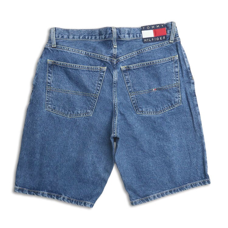 古着 TOMMY トミーヒルフィガー デニム ショートパンツ ハーフ