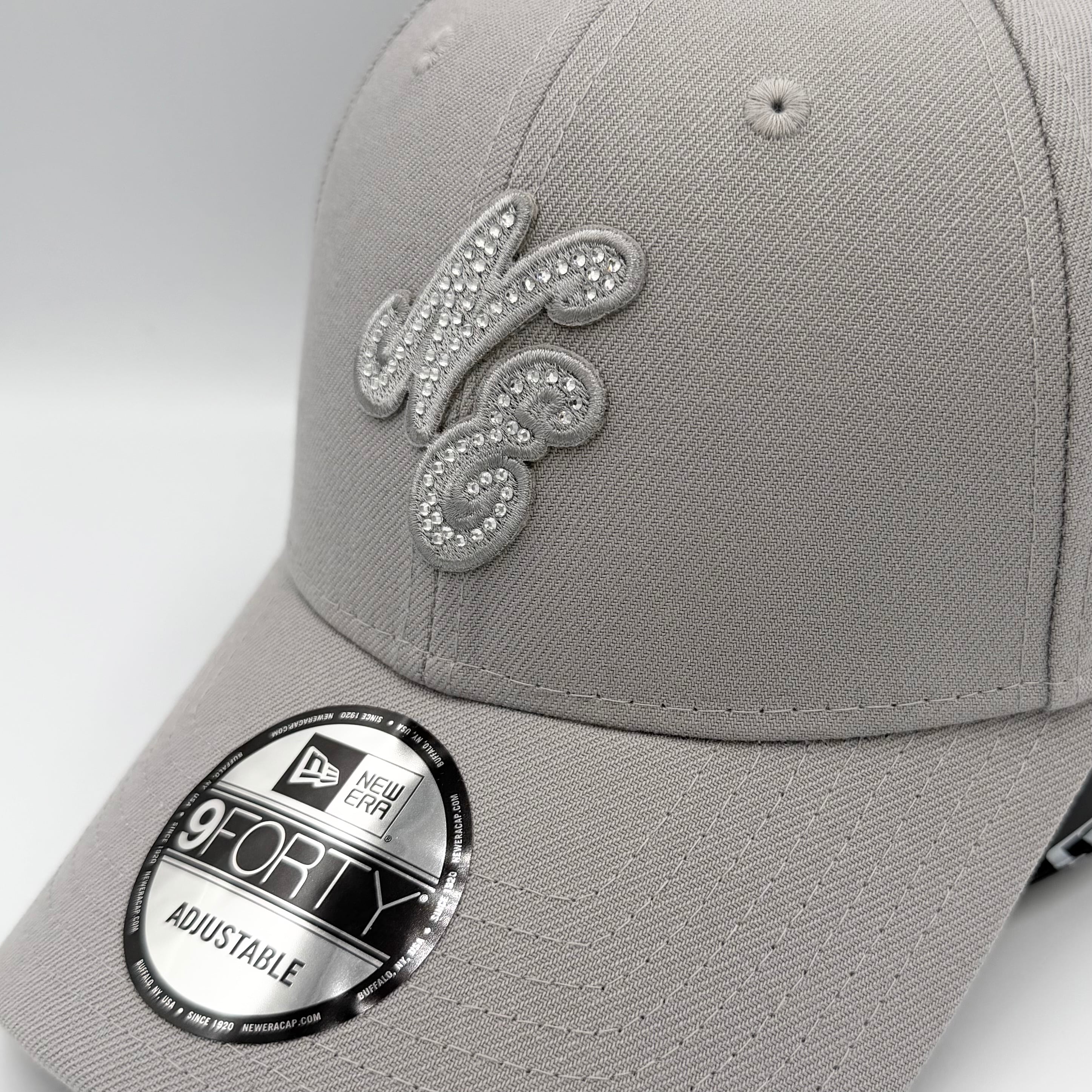 NEW ERA 9FORTY/940 ラインストーン/Rhinestone クラシックロゴ Gray